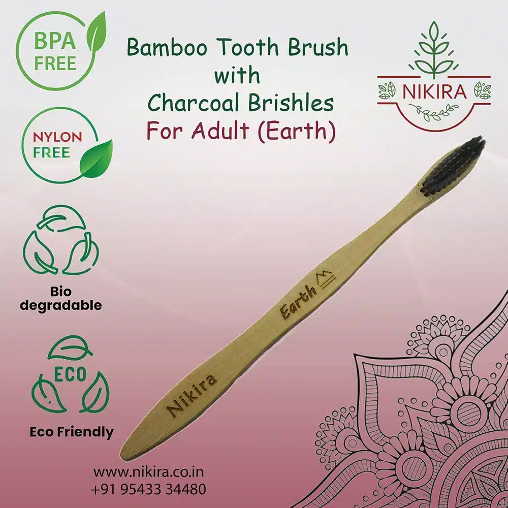Adult Bamboo Tooth Brush (Earth)