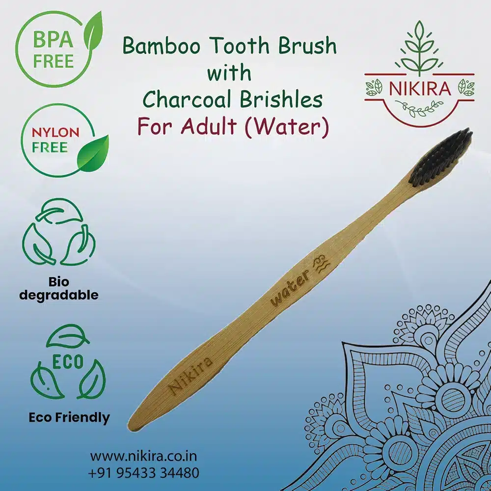 Adult Bamboo Tooth Brush (Water)