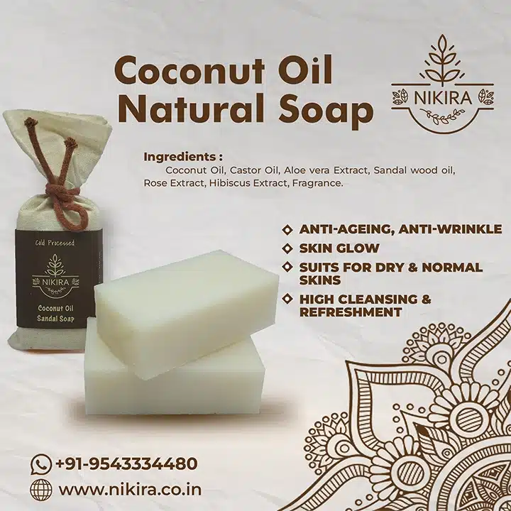 Coconut Oil Natural Soap - 75grams