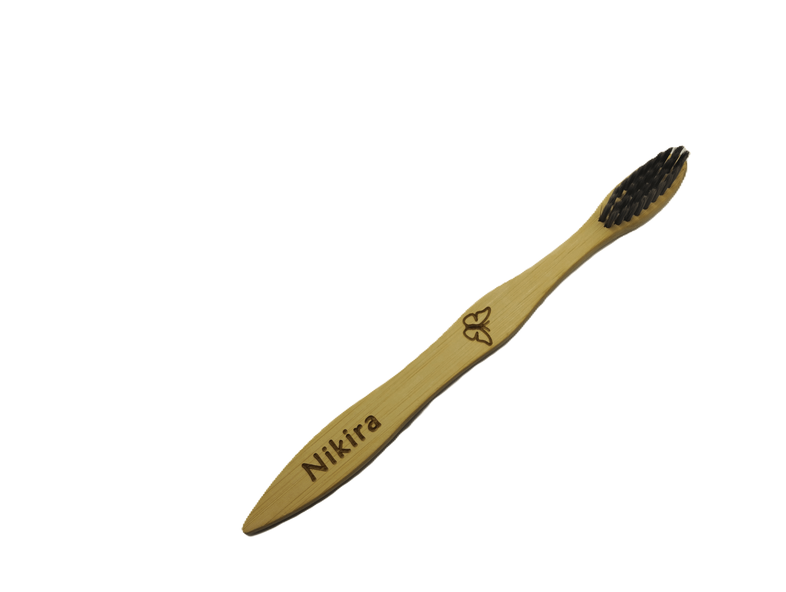 Kids Bamboo Tooth Brush (Butter Fly) - Image 2