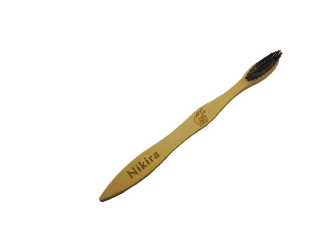 Kids Bamboo Tooth Brush (Snail) - Image 2